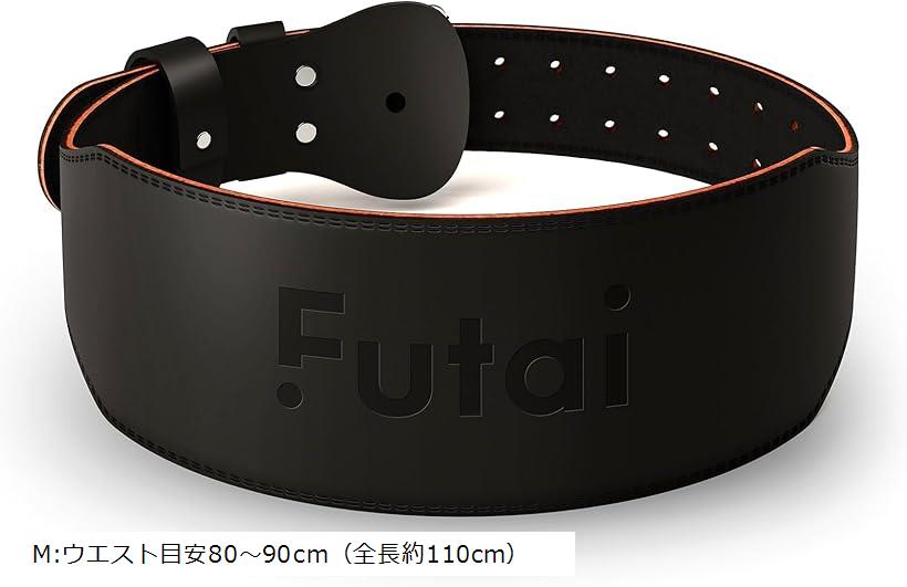 厚さ約2cm背面クッション トレーニングベルト パワーベルト 筋トレベルト Classicモデル(ブラック, M:..