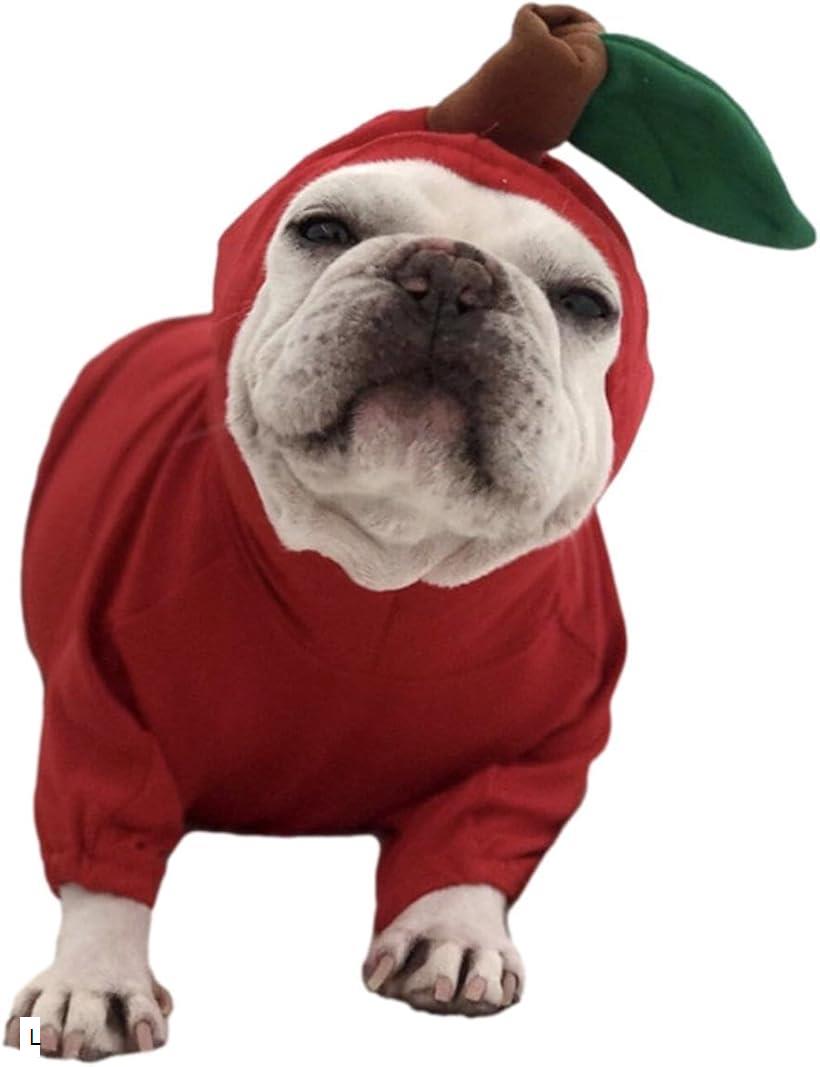 犬服 りんご ハロウィン クリスマス仮装 コスプレ コスチューム イベント パレード 猫 小型犬 犬の服 (..