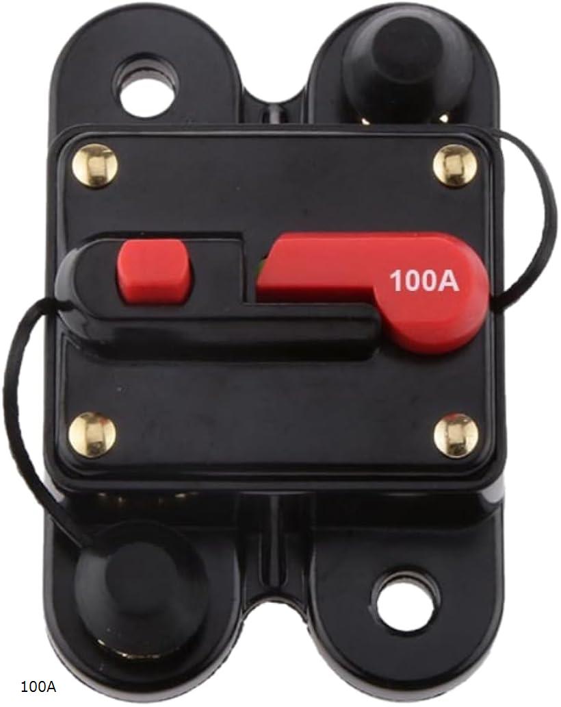 サーキットブレーカー ヒューズ電源 感電ブレーカー 小型 回路 (100A)