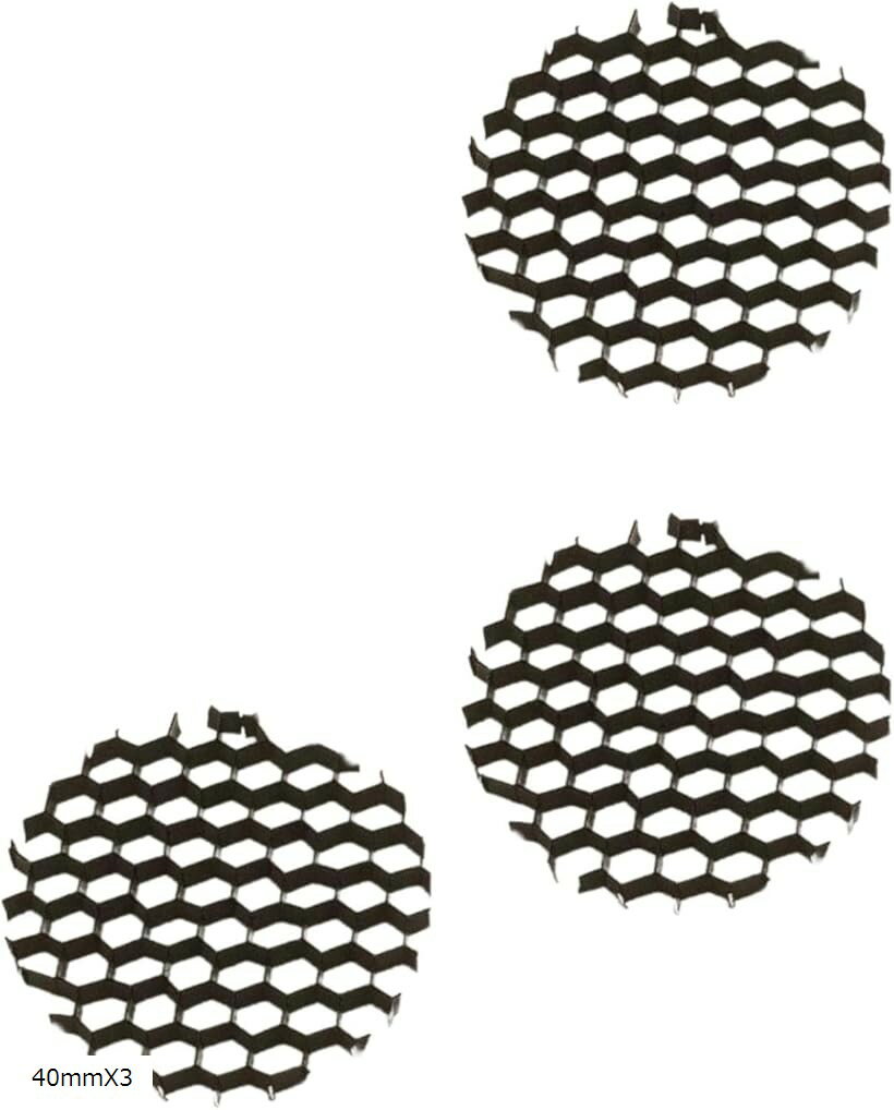 キル フラッシュ ライフル スコープ ダットサイト 汎用 スナイパー 反射防止 サバゲー エアガン (ブラック, 40mmX3)