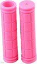自転車グリップカバー ハンドルグリップ 工具不要 2個入り (ピンク, 11.5x2.2cm)