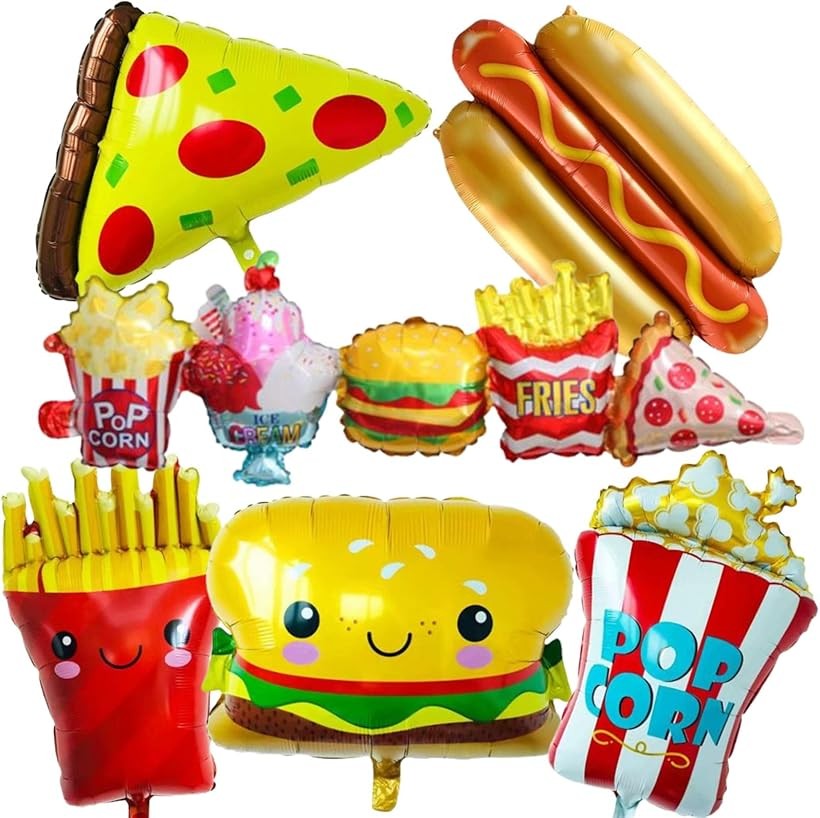 商品コード2budl3iw1q商品名バルーン 風船 食べ物 フード 6枚 ビッグ サイズ 屋台 パーティー 学校 イベント装飾 飾り a-b6183ブランドLumierechatカラー食べ物サイズ等大きい風船「たべものバルーン」パーティーやイベント、または学校行事やお祭りなどで大活躍間違いなしのカラフルで大きな食べ物の風船6個セットです。「大きい風船」ポップなビタミンカラーのアルミバルーンは約45cm～90cmの大きなふうせんですのでこれだけでも存在感バッチリ。6個膨らませると楽しいデコレーションが簡単に完成します。「屋台で人気のフード」子供達が大好きなハンバーガー、フライドポテト、ピザ、ホットドッグ、ポップコーンと人気の食べ物を連携した約90cmのバルーンをセットにしたLumiereオリジナルの飾り付けセットです。「イベントで大活躍」お祭りや文化祭、幼稚園や保育園での各種イベント、フェスやパーティーなど是非様々なシーンでご利用下さい。「商品仕様」素材：アルミバルーン、内容：食べものバルーン6枚、サイズ：全て膨らます前の数値です。空気を入れると若干小さくなります。(1)ホットドック72x59cm、(2)ハンバーガー50x60cm、(3)ピザ50x66cm、(4)ポテト45x71cm、(5)ポップコーン46x76cm、(6)連携バルーン98x29cm、＊バルーンは商品の特性上、特有の臭いがする場合がございます。予めご了承下さい。イメージ：画像の通り、「Lumierechatセレクト商品、ショップタグ有」第5853154号 Lumierechat※ 他ネットショップでも併売しているため、ご注文後に在庫切れとなる場合があります。予めご了承ください。※ 品薄または希少等の理由により、参考価格よりも高い価格で販売されている場合があります。ご注文の際には必ず販売価格をご確認ください。※ 沖縄県、離島または一部地域の場合、別途送料の負担をお願いする場合があります。予めご了承ください。※ お使いのモニタにより写真の色が実際の商品の色と異なる場合や、イメージに差異が生じることがあります。予めご了承ください。※ 商品の詳細（カラー・数量・サイズ 等）については、ページ内の商品説明をご確認のうえ、ご注文ください。※ モバイル版・スマホ版ページでは、お使いの端末によっては一部の情報が表示されないことがあります。すべての記載情報をご確認するには、PC版ページをご覧ください。