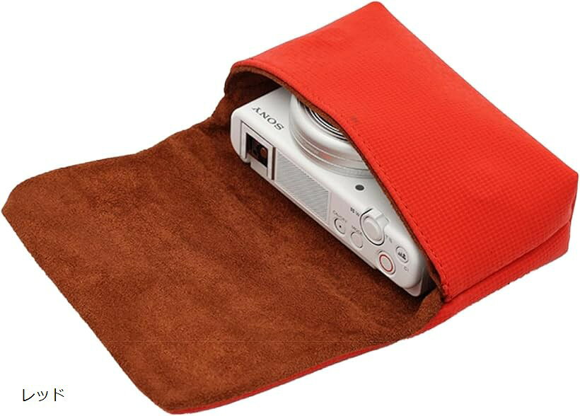 コンデジ ケース デジカメ カメラ収納ポーチ コンパクトカメラ 収納ケース 保護 小...