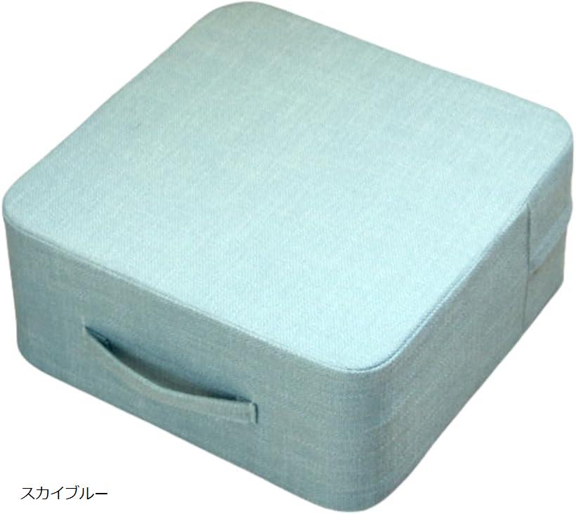 トランポリン クッション 静音 室内用 エクササイズ ダイエット 家庭用 (スカイブルー, 100cm x 100cm ..