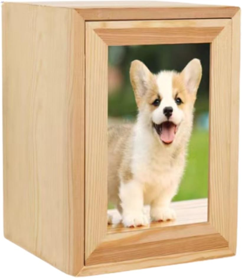 ペット 仏壇 メモリアルボックス ペット用 骨壷 仏具 メモリアルグッズ (ウッド)