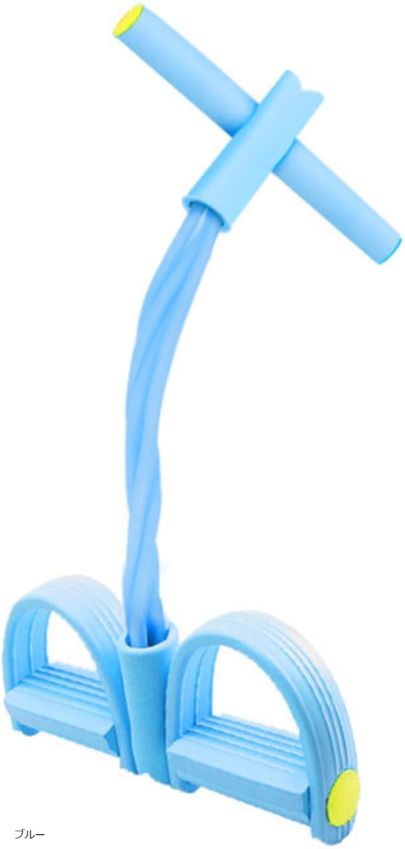 トレーニングチューブ 筋トレ用 ゴムバンド 健康 器具 運動 (ブルー)