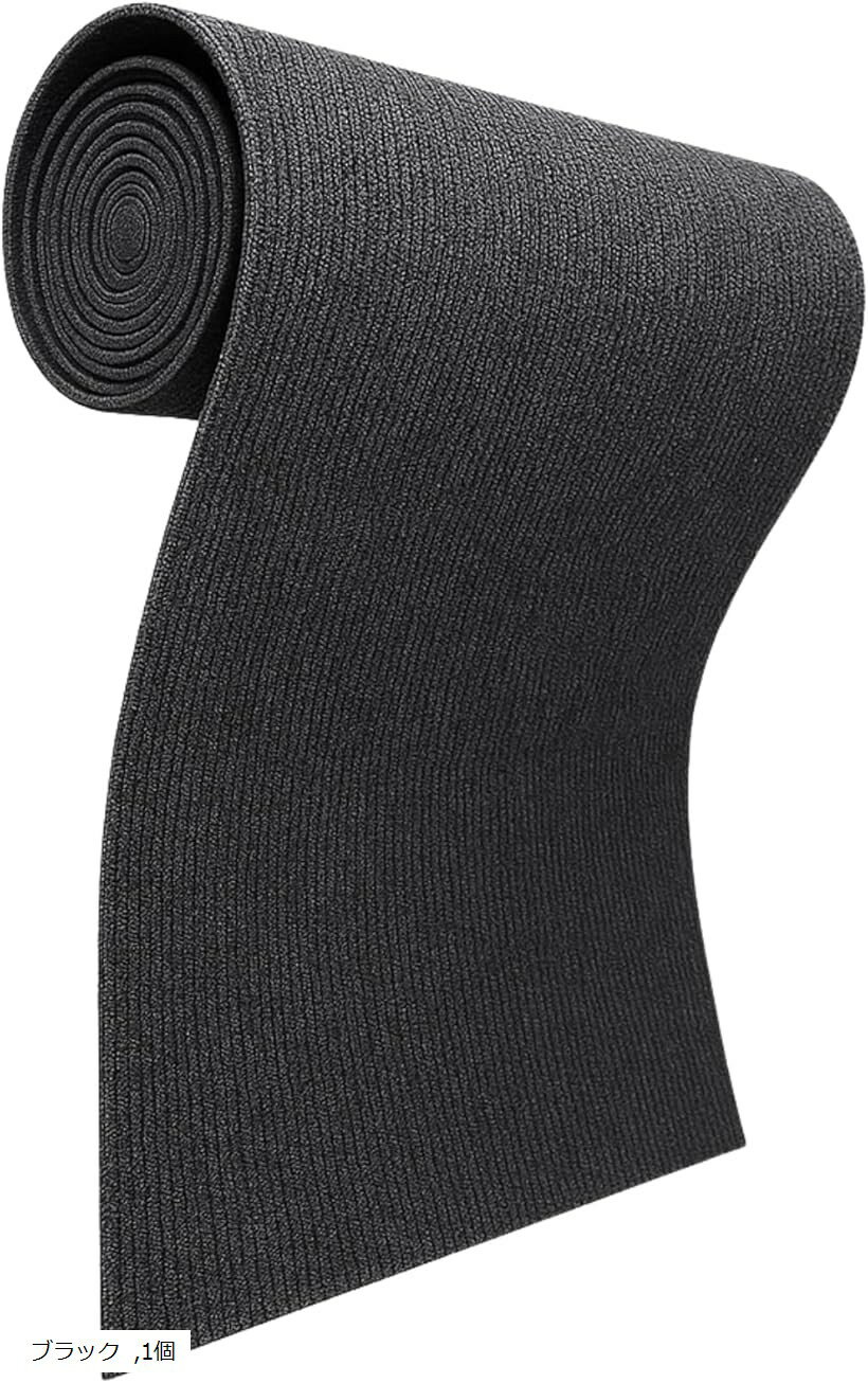 爪とぎ防止シート 猫 30x100cmフリーカット 強力粘着 貼って剥がせる 大判 (ブラック, 1個)