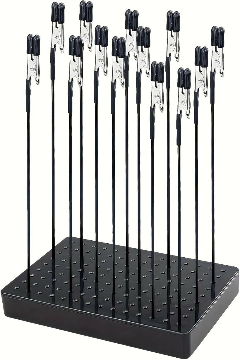 プラモデル用 ペインティングスタンド クリップ10本付き 塗装用