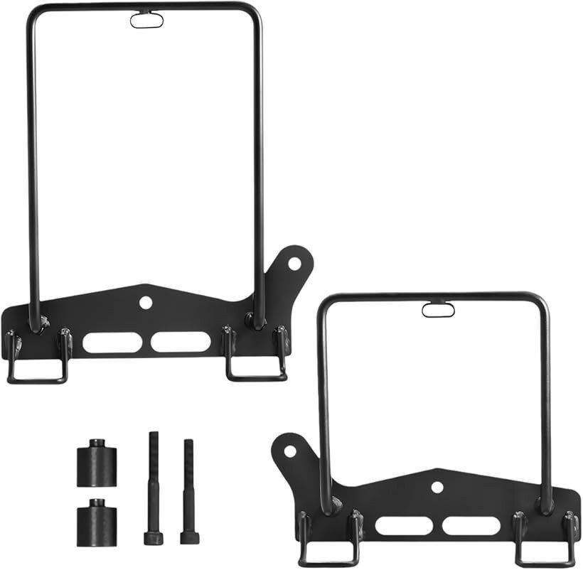 互換品職人仕上げカワサキ エリミネーター400SE専用 サドルバッグサポート スチール製 耐荷重5kg 左右選択可 ELIMINATOR 8BL-EL400A サイドバッグ ブラケット パニアサポート バイク ツーリング (ブラック)