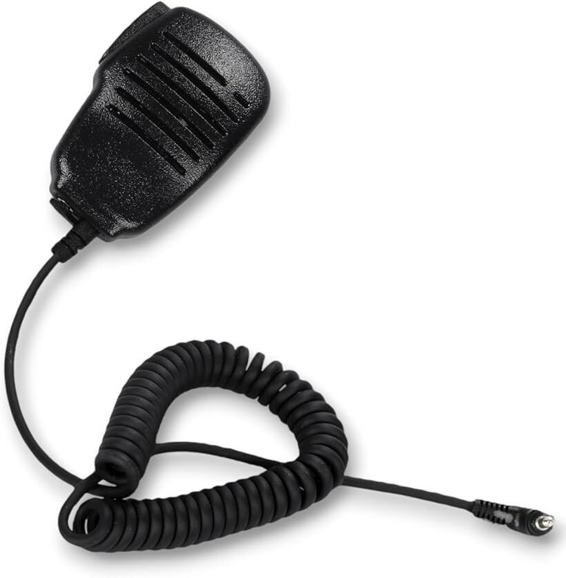 互換品 八重洲無線 用 スピーカーマイク 1ピン4極 L型 VX-2R VX-3R VX-5R FT-60R 対応 MH-34B4B ハンディトランシーバー用 一体型 回転クリップ付き