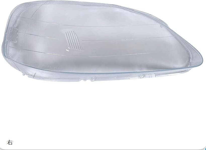互換品 シビック ヘッドライト レンズ 後期 EK9 EK2 EK3 EK4 EK5 1999 2000 2001 交換 リペア 劣化 黄ばみ 飛び石 ひび (右)