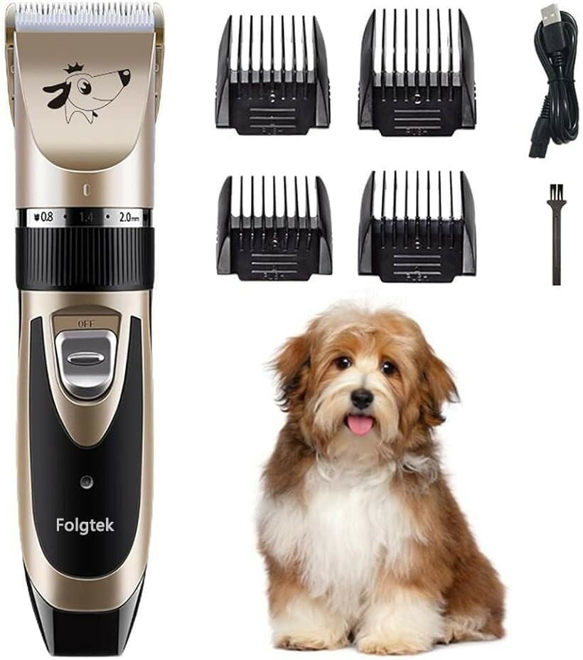 ペット用バリカン 初心者でも簡単に使える 抜け毛対策 夏対策 セルフトリミング 電動 犬猫用 バリカン..