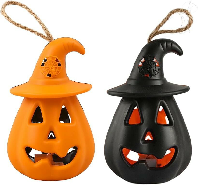 ハロウィン パーティ 装飾 置物 LEDランタン ランプ 南瓜 かぼちゃ スカル ガイコツ 提灯 卓上 インテリア 雑貨 デコレーション