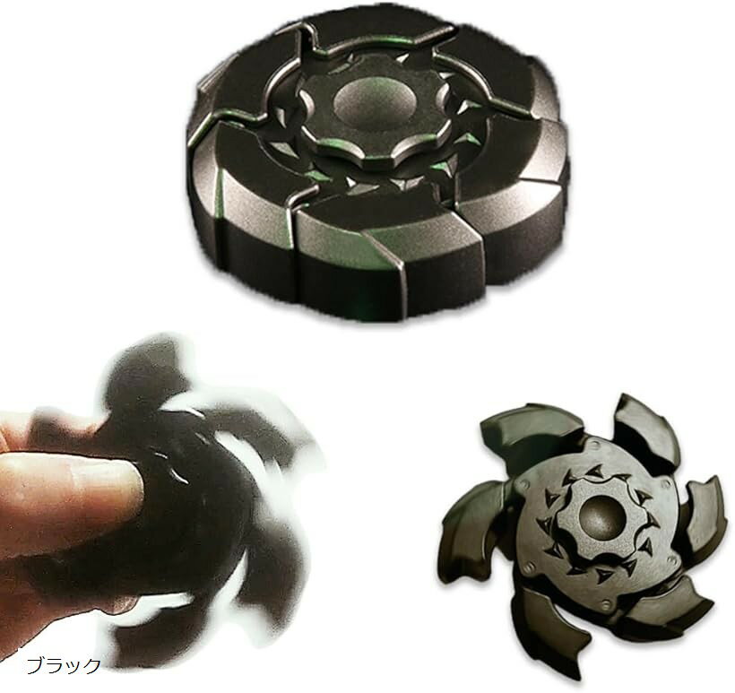 フィジェットトイ フィジェットキューブ 指 手遊び 暇つぶし 変形 カッコイイ ガジェット ストレス解消 落ち着く 集中力 グッズ ストレス発散グッズ 玩具 (ブラック) ohstore-10688917 OHstore パッケージ画像