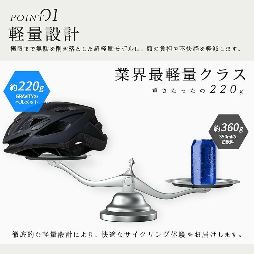自転車 ヘルメット 超軽量モデル 大人 メンズ レディース 男女兼用 CE認証 EN1078 グラビティ (マットオリーブ, 56cm～61cm)