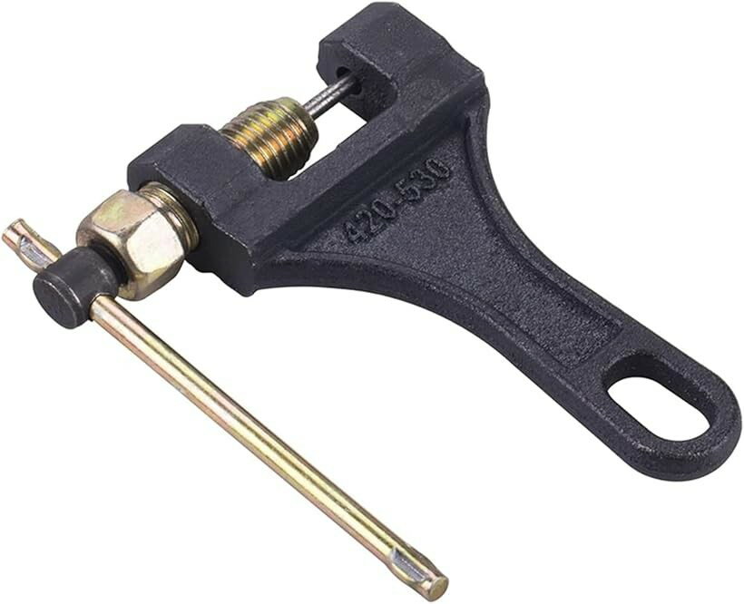 チェーンカッター バイク工具 オートバイ 取り外しツール 大型から小型まで 420 / 428 520 525 530 用 (ブラック, Bタイプ)