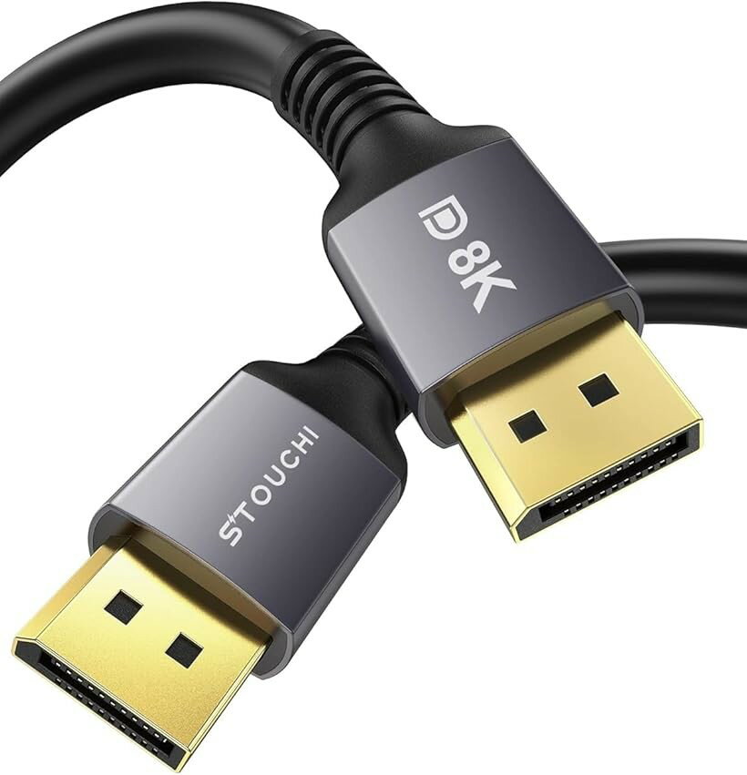 8K DisplayPort ケーブル 10M DP1.4規格 8K@60Hz / 4K@144Hz HDR HDCP2.2 DSC1.2a ...