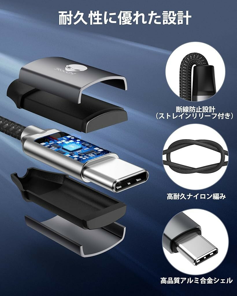 USB-C to 3.5mm イヤホン変換アダプタ DAC搭載・通話／リモコン操作対応 Type-C イ...