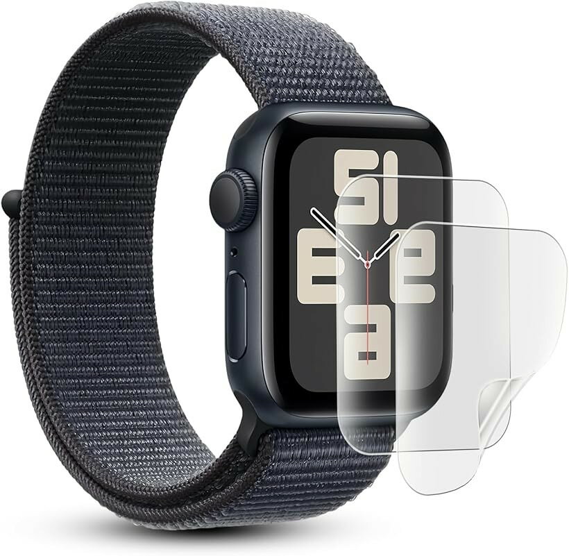 液晶保護に最適アンチグレア フィルム2枚セット Apple Watch series 10 42mm 対応 専用 液晶保護フィルム 保護効果抜群 TPU素材使用、気泡・指紋防止 貼り付け簡単 (MJO-JAC-C041)
