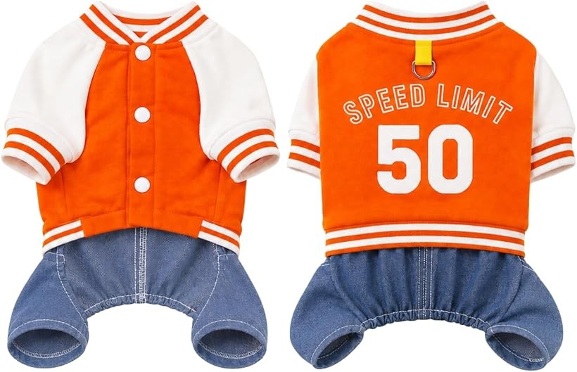 バリエーションコード : 2bk5445r05商品コード2bk54j6d68商品名アスペルシオ 犬服 可愛い カバーオール 袖あり ジーンズ風パンツ ロンパース 散歩 つなぎ 軽量 リード穴付き ドッグウェアブランドaspersioカラーデニムオレンジサイズ等XL振り向かれるかわいさ。スポーティーに映えるスタジャン風デザイン。スタジャン風デザインと鮮やかなオレンジカラーが目を引く、おしゃれな犬用カバーオール。つなぎタイプで全身をすっきり包み込み、動きやすさにも配慮した快適仕様。やわらかな素材感で愛犬が快適に過ごしやすく、毎日のお散歩にも使いやすい。スポーティーな雰囲気とカジュアル感を組み合わせ、写真映えするスタイルを演出。ロンパース仕様だからお腹まわりまでカバーしやすく、季節の変わり目にも便利。イベント、旅行、記念撮影など様々なシーンで存在感を引き立てるデザイン。小型犬、中型犬にも合わせやすいシルエットで、毎日のコーデを楽しみやすいペット服。着せるだけでおしゃれ感がアップし、愛犬との時間をより特別に彩るドッグウェア。「サイズ」 「S 着丈:20cm 胸囲:32cm 首回り:23cm」 「M 着丈:25cm 胸囲:37cm 首回り:26cm」 「L 着丈:30cm 胸囲:42cm 首回り:29cm」 「XL 着丈:35cm 胸囲:47cm 首回り:32cm」 「2XL 着丈:40cm 胸囲:52cm 首回り:35cm」 「3XL 着丈:45cm 胸囲:57cm 首回り:38cm」 素材:ポリエステル ＊寸法は実物を平置きにて採寸しております。＊全体に小さめの作りとなっております。＊商品タイトル以外の商品・アクセサリー等は含みません。※ 他ネットショップでも併売しているため、ご注文後に在庫切れとなる場合があります。予めご了承ください。※ 品薄または希少等の理由により、参考価格よりも高い価格で販売されている場合があります。ご注文の際には必ず販売価格をご確認ください。※ 沖縄県、離島または一部地域の場合、別途送料の負担をお願いする場合があります。予めご了承ください。※ お使いのモニタにより写真の色が実際の商品の色と異なる場合や、イメージに差異が生じることがあります。予めご了承ください。※ 商品の詳細（カラー・数量・サイズ 等）については、ページ内の商品説明をご確認のうえ、ご注文ください。※ モバイル版・スマホ版ページでは、お使いの端末によっては一部の情報が表示されないことがあります。すべての記載情報をご確認するには、PC版ページをご覧ください。