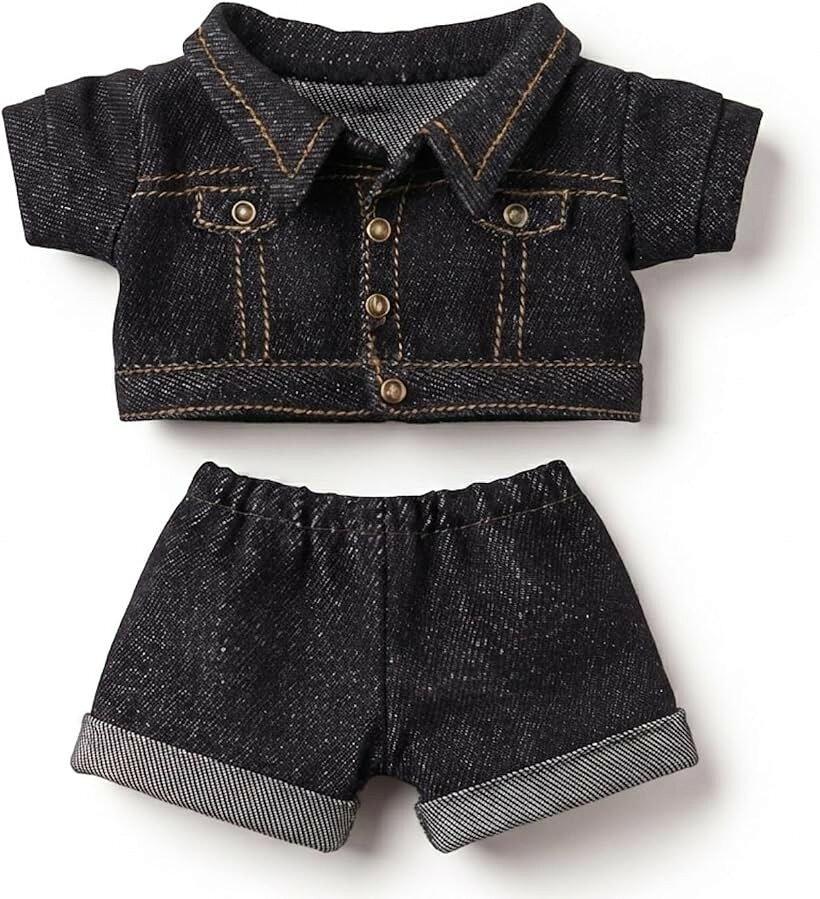 バリエーションコード : 2bk6qrjfnr商品コード2bk6qjx1gr商品名エレクトリックサーカスぬい服 かわいい デニム セットアップ 着せ替え ぬいぐるみ 服 推し活 グッズ ちびぬいブランドElectric Circusカラーブラック「15cm人形用のかわいいデニム上下セット」「簡単脱着デザイン」容易に着せ替えができて無駄な手間のないスタイル・ぬい撮りや特別なイベントや撮影に適用ドールサイズ：約15cm人形（人形本体、メガネ、靴は含まれません）「カラー」ブラック、ネイビー「メイン素材」合繊※ 他ネットショップでも併売しているため、ご注文後に在庫切れとなる場合があります。予めご了承ください。※ 品薄または希少等の理由により、参考価格よりも高い価格で販売されている場合があります。ご注文の際には必ず販売価格をご確認ください。※ 沖縄県、離島または一部地域の場合、別途送料の負担をお願いする場合があります。予めご了承ください。※ お使いのモニタにより写真の色が実際の商品の色と異なる場合や、イメージに差異が生じることがあります。予めご了承ください。※ 商品の詳細（カラー・数量・サイズ 等）については、ページ内の商品説明をご確認のうえ、ご注文ください。※ モバイル版・スマホ版ページでは、お使いの端末によっては一部の情報が表示されないことがあります。すべての記載情報をご確認するには、PC版ページをご覧ください。