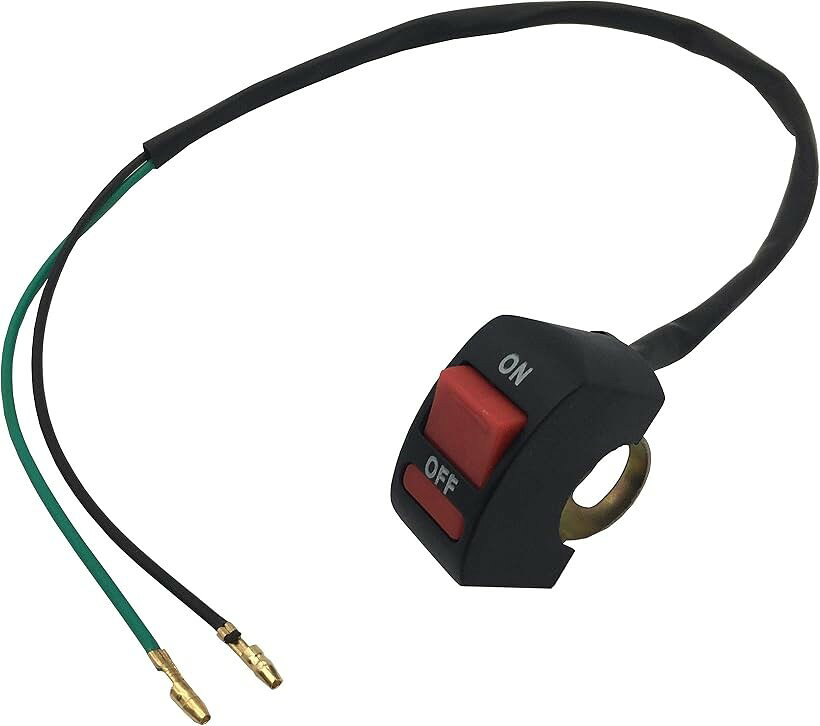 商品コード2b6i8v5ndd商品名汎用 バイク スイッチ ON/OFF キルスイッチ エンジンストップ ヘッドライト スイッチ 取付け簡単ブランドJ-baseバイクのハンドルに取付け可能な汎用ON/OFFスイッチ22mmハンドルに取付け可能です。ハーレーなどの1インチハンドルには取付けできませんスイッチボックスサイズ：高さ46mm、幅22mm、奥行き約35mm コード長さ：約50cmヘッドライトのON/OFFができます。キルスイッチ、LEDフォグランプ、ヘッドランプスイッチ等用途はさまざまです※ 他ネットショップでも併売しているため、ご注文後に在庫切れとなる場合があります。予めご了承ください。※ 品薄または希少等の理由により、参考価格よりも高い価格で販売されている場合があります。ご注文の際には必ず販売価格をご確認ください。※ 沖縄県、離島または一部地域の場合、別途送料の負担をお願いする場合があります。予めご了承ください。※ お使いのモニタにより写真の色が実際の商品の色と異なる場合や、イメージに差異が生じることがあります。予めご了承ください。※ 商品の詳細（カラー・数量・サイズ 等）については、ページ内の商品説明をご確認のうえ、ご注文ください。※ モバイル版・スマホ版ページでは、お使いの端末によっては一部の情報が表示されないことがあります。すべての記載情報をご確認するには、PC版ページをご覧ください。