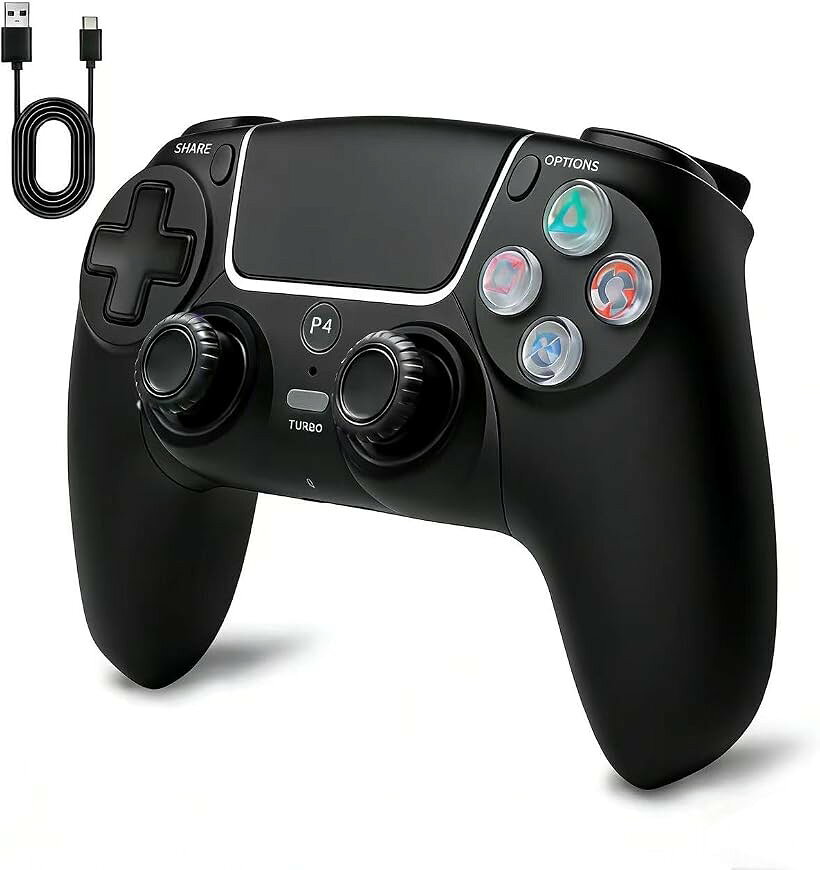 バリエーションコード : 2bkru85pj0商品コード2bkr2fqhpt商品名PS4コントローラー pc コントローラー ワイヤレス 連射 Turbo 大容量バッテリー 6軸ジャイロセンサー 人体工学 二重振動 遅延なしジャイロ搭載 高耐久ボタン ゲームパットブランドDHKINGカラーブラックPS4/PS3/PC (Win7‑11)/Android に対応。据置機・PC・スマホを一台でカバーし、ゲーム機器を切り替えてすぐプレイ可能。6 軸モーションセンサー、デュアルモーター振動、Turbo 連射、共有ボタン、タッチパッド、内蔵スピーカーを完備。直感的なモーション操作と繊細な振動フィードバックで没入感を高めます。2 時間充電で最長 20 時間使用可能。過充電・過放電保護回路搭載。長時間ゲームプレイでも途中充電の手間が少なく、バッテリーの安全性と長寿命を確保。Bluetooth 無線は最大 10m 安定接続。USB‑C 有線接続は低遅延を実現。くつろいで遊ぶ無線モード、競技向け低遅延有線モード、二つのプレイスタイルに対応。耐磨耗高精度ボタン、滑り止めシリコングリップ、約 250g 軽量人間工学設計。長時間プレイ時の手の疲労を抑え、激しい操作でも安定したグリップと正確な入力を実現。※ 他ネットショップでも併売しているため、ご注文後に在庫切れとなる場合があります。予めご了承ください。※ 品薄または希少等の理由により、参考価格よりも高い価格で販売されている場合があります。ご注文の際には必ず販売価格をご確認ください。※ 沖縄県、離島または一部地域の場合、別途送料の負担をお願いする場合があります。予めご了承ください。※ お使いのモニタにより写真の色が実際の商品の色と異なる場合や、イメージに差異が生じることがあります。予めご了承ください。※ 商品の詳細（カラー・数量・サイズ 等）については、ページ内の商品説明をご確認のうえ、ご注文ください。※ モバイル版・スマホ版ページでは、お使いの端末によっては一部の情報が表示されないことがあります。すべての記載情報をご確認するには、PC版ページをご覧ください。技術基準適合証明番号：210-179003ゲームライフを一本で統合。PS4互換を核に、PC・PS3/PS4・Androidをドライバ不要で接続。6軸＋モーションセンサー。2時間充電で最大20時間駆動。USB-C／Bluetoothデュアルモード、約250gの軽量人間工学設計。あらゆるデバイス・シーンに、一台の相棒を。