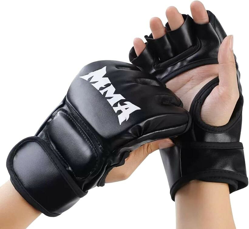 バリエーションコード : 2brd1ksptk商品コード2brd1c9srx商品名オープンフィンガー グローブ MMA 総合格闘技 空手 パンチンググローブ 練習用ブランドAll Trustカラーブラックサイズ等フリーサイズ「指先が自由に動く設計で打撃から掴み技まで対応」 指先が露出したオープンフィンガー形状により、パンチングだけでなく、相手を掴む、投げる、抑えるといった複雑な動きをスムーズに行えます。総合格闘技（MMA）の練習はもちろん、ダンベルを持ちながらのエクササイズや、グローブを外さずに水分補給やタオルの使用ができる高い機能性を備えています。「通気性に優れた構造で長時間の使用も蒸れにくい」 手のひら部分が大きく開放されているため、熱がこもりにくく、激しい運動中でも内部の蒸れを抑えます。グローブ特有の不快なベタつきを軽減し、常にドライで軽快な装着感を維持。集中力を切らすことなく、最後までパフォーマンスを発揮できる環境を整えます。「衝撃から保護し怪我を未然に防ぐ」 約4cmの厚みがある高密度クッションが、サンドバッグやミット打ちの際の衝撃を効果的に吸収します。手首から拳までをしっかりとサポートする構造で、ハードな打ち込み時にも拳への負担を軽減。トレーニングの質を維持しながら、継続的な練習を可能にします。「商品内容」サイズ：22x12x4cm　素材：合皮レザー 重量（片側）：約100g、8オンス　カラー：ブラック/レッド※ 他ネットショップでも併売しているため、ご注文後に在庫切れとなる場合があります。予めご了承ください。※ 品薄または希少等の理由により、参考価格よりも高い価格で販売されている場合があります。ご注文の際には必ず販売価格をご確認ください。※ 沖縄県、離島または一部地域の場合、別途送料の負担をお願いする場合があります。予めご了承ください。※ お使いのモニタにより写真の色が実際の商品の色と異なる場合や、イメージに差異が生じることがあります。予めご了承ください。※ 商品の詳細（カラー・数量・サイズ 等）については、ページ内の商品説明をご確認のうえ、ご注文ください。※ モバイル版・スマホ版ページでは、お使いの端末によっては一部の情報が表示されないことがあります。すべての記載情報をご確認するには、PC版ページをご覧ください。