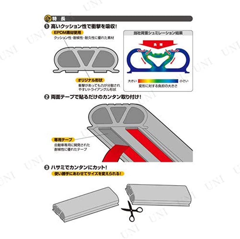 軽トラック・商用バン用品 荷台保護プロテクター 約53×535mm・厚さ約21mm・4本入 6220(4本, 約53×約535mm 厚さ約21mm)