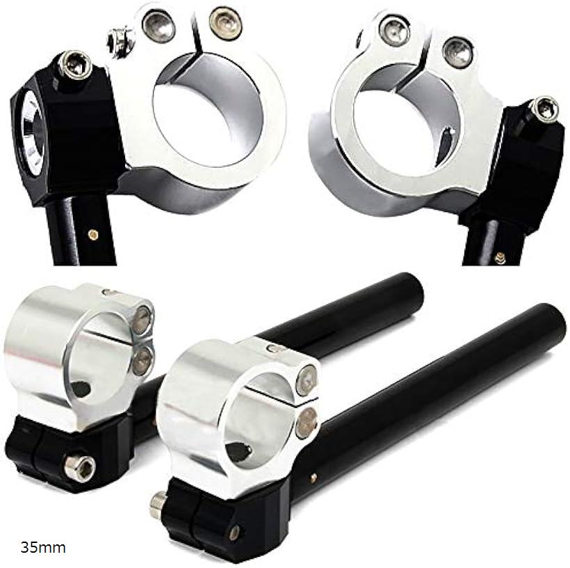 互換品アルミ削り出し セパハン セパレート ハンドル 汎用 カスタムパーツ シルバー ブラック バイ ...