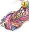 【楽天ランキング1位入賞】スウェード革ひも アクセサリー用 60色 60本 3ミリx1メートル ブレスレット ミサンガ 手作りアクセサリーに(赤、青、緑、茶、ピンク)