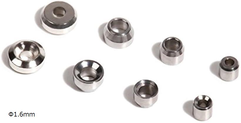 メタル ノズル 排熱穴 モールド セット プラモデル ガンプラ の デティールアップ に Φ1.6mm (Φ1.6mm)
