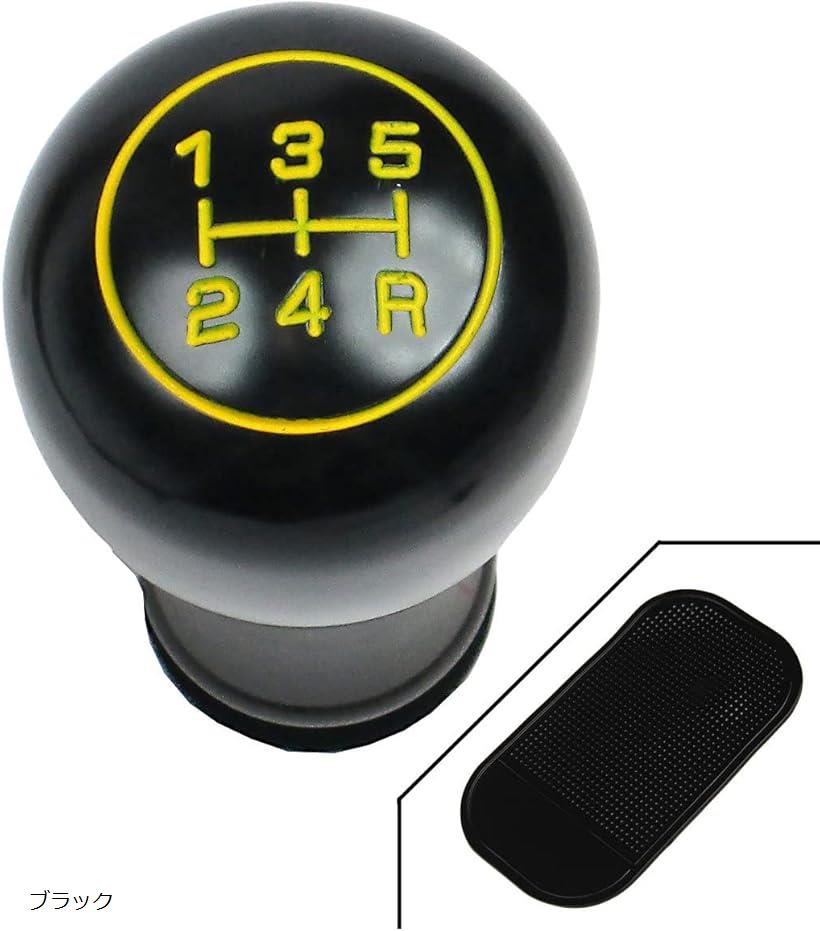 【楽天ランキング1位入賞】互換品 アルミ削りだし 汎用シフトノブ 5MTモデル スパイダーマット付きモデ..