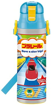 スポーツボトル 直飲み 水筒 ステンレス プラレール 19 SDC6N(子供用 直飲み 水筒 ステンレス 580ml, 580ml)