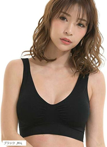 レディース ブラ ナイトブラ スポブラ スポーツブラ ノンワイヤー 女性 大きい サイズ Medium(ブラック, Medium) レディース ブラ ナイトブラ スポブラ スポーツブラ ノンワイヤー 女性 大きい サイズ Medium(ブラック, Medium)