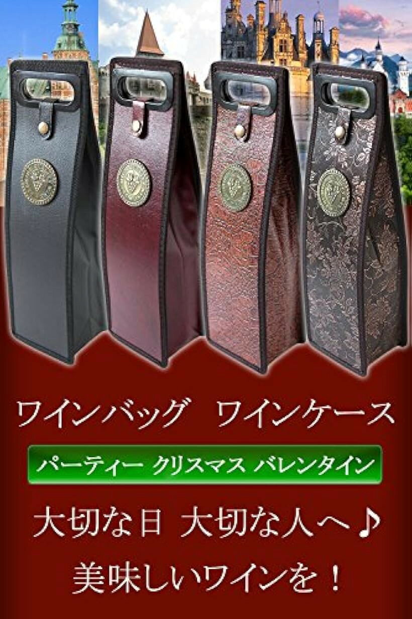 OHstoreの【楽天ランキング1位入賞】ワインバッグ ワインケース 1本用 2本用 オシャレ ハイセンス パーティー クリスマス バレンタイン お正月 大切な日 大切な人へ＊ ブラック/1本 (ブラック, 1本)｜アングル3