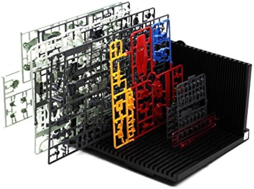 (FUPUONE) プラモデル用 パーツ立て ランナースタンド 開閉式 L型 折り畳み式 作業効率アップ