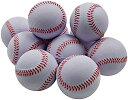 ZERONOWA やわらか ボール 野球ボール 柔らか素材 スポーツ レジャー (10個セット)