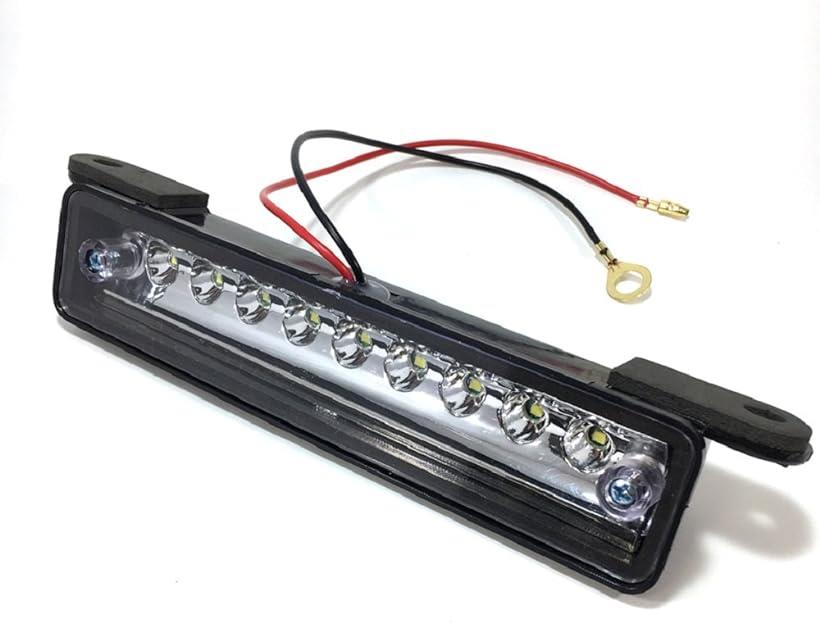 スズキ ジムニー JA11 JA12 JB23 等 移動 用 9連 LED ライセンス ランプ ナンバー 灯 ユニット ホワイト ライト テール リア パーツ 車 ドレスアップ カスタム 社外品