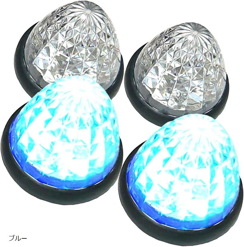 �ߴ��� �������ޥ��� �ȥ�å��� �ޡ��������� LED ������ 16LED 24V ���� 4�ĥ��å� �֥롼/��å�/�ۥ磻��/����С�/���꡼�� �ƿ� (��...