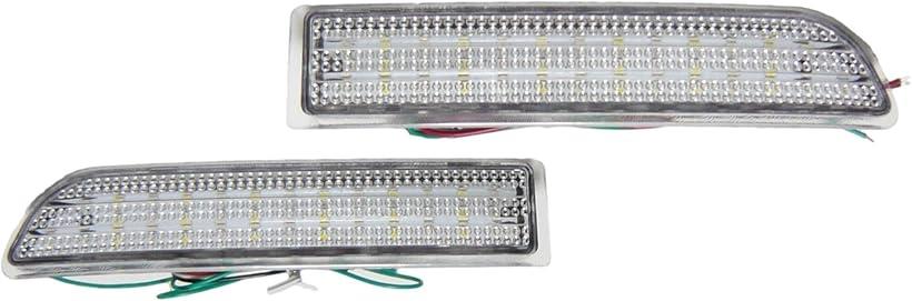 互換品 10系ア ルファード ANH10W / ANH15W MNH10W MNH15W G/Vグレード バック連動 LEDリフレクター クリアー