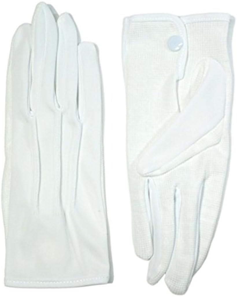 礼装用 手袋 滑り止め付き ナイロン フォーマル手袋 白手袋 メンズ手袋 グローブ S 3双( ホワイト, S (3双）)
