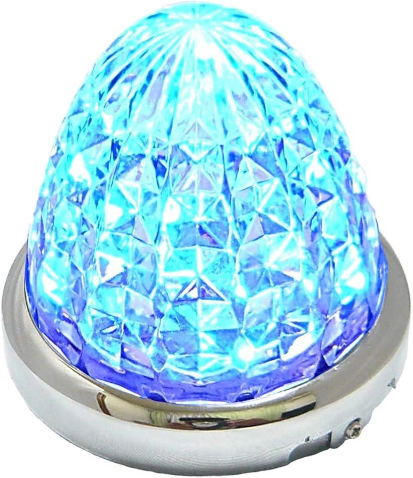 互換品 24V トラック用 LED マーカーランプ サイド 8面クリスタルカット仕様 16LED...