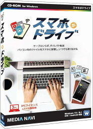 【全品P5倍★4/24 20時～】スマホとパソコン 無線で繋ぐ 写真 動画 データ保存 ワイヤレスドライブ化