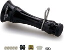 【全品P5倍★4/27 9:59迄】HEIGHTEN 48mm リール スタンド カスタムバランサー 夜光 シマノ(SHIMANO) ダイワ(DAIWA) スピニングリール 通用 7-12g調整 フックキーパー ラインストッパー (ブラック＆ブラック) (540)