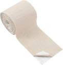 補修布 服の補修に ひじあて 自己粘着性 リネン製 肘 膝用パッチ 30x7.6cm (白)