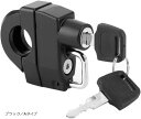 【楽天ランキング1位入賞】バイク ヘルメットロック ハンドル ヘルメットホルダー 鍵付き 収納(ブラック)