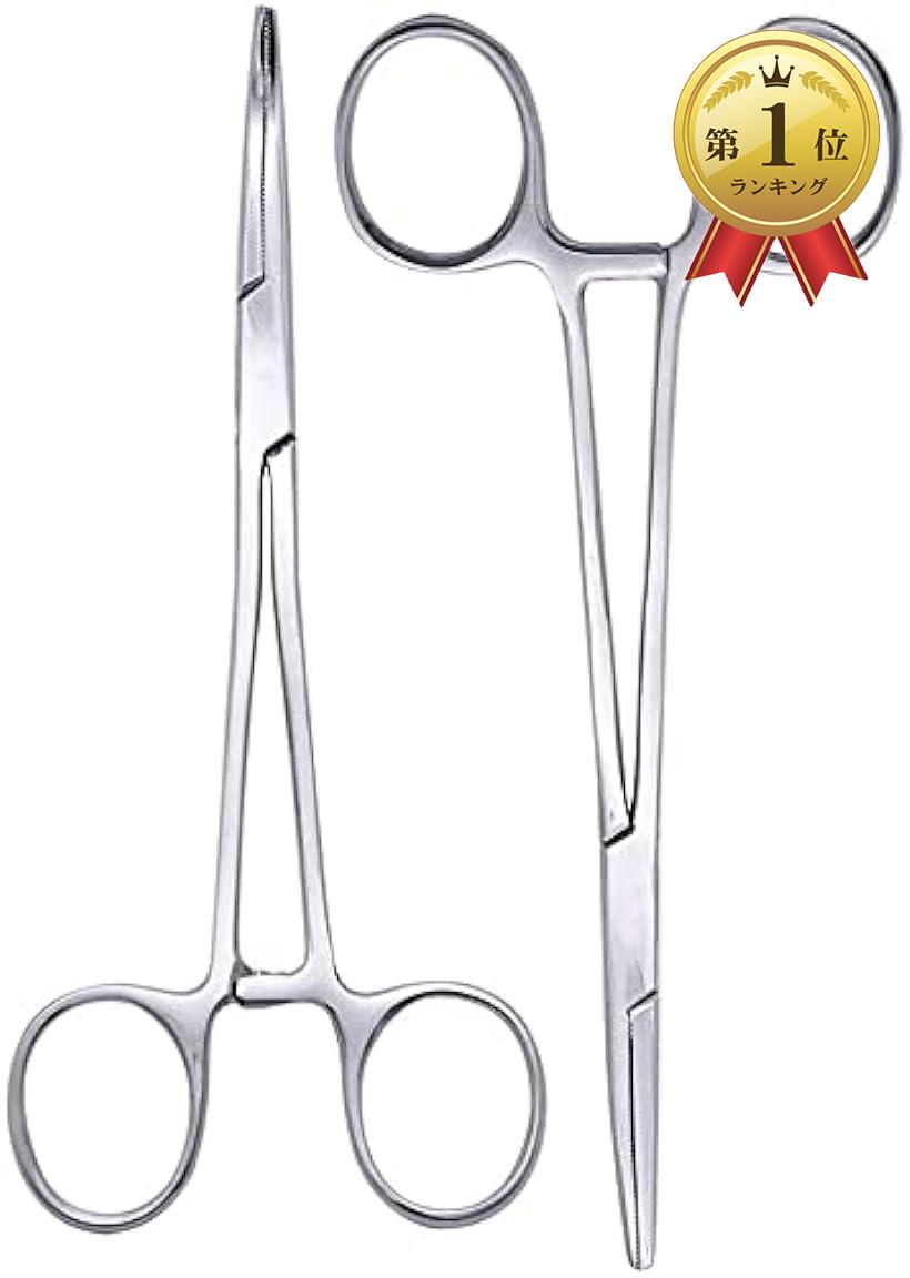 【楽天ランキング1位入賞】鉗子 かんし ステンレス 2点セット ペット 犬猫 耳掃除 トリミング 釣り カッピング
