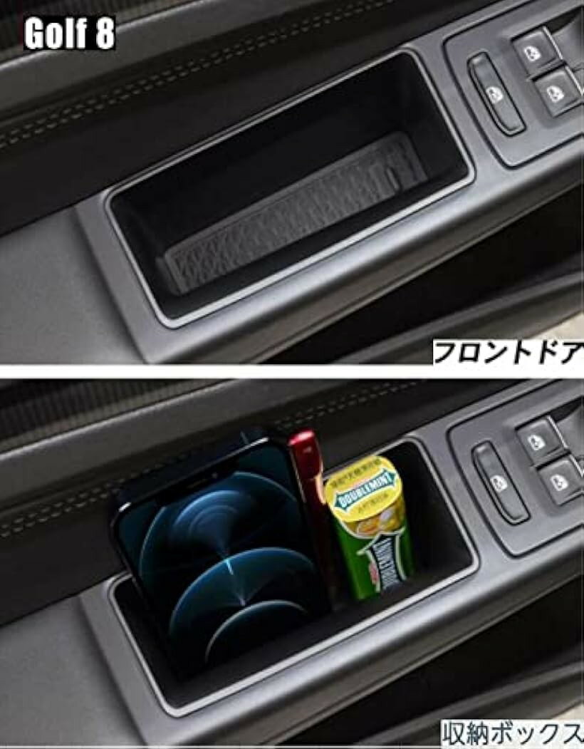 VW �����8 ���� �ɥ��ϥ�ɥ� �ݥ��å� BOX ��ʪ���� ��Ǽ�ܥå��� ���ȥ졼�� 2P ���� (����)