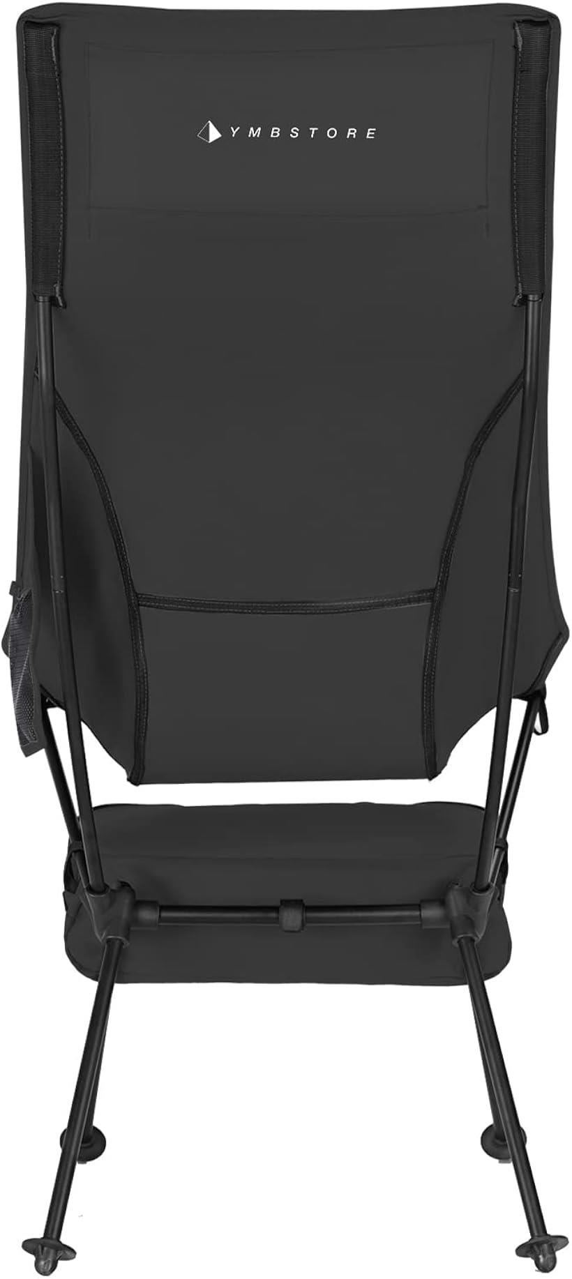 アウトドア チェア キャンプ 椅子 イス 折りたたみ ハイキング コンパクト 超軽量 登山 ブラック ハイバック (ブラック（ハイバック）) ohstore-10582797 OHstore サンプル画像2
